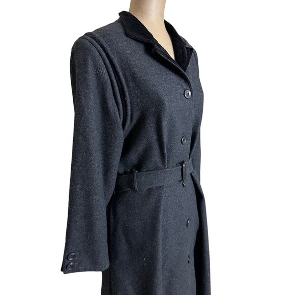 Valentino Vintage 80s Wool Overcoat - Picture 3 of 10